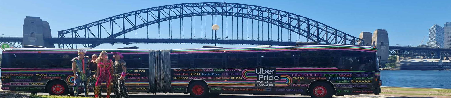 uber pride ride - sydney bus hire